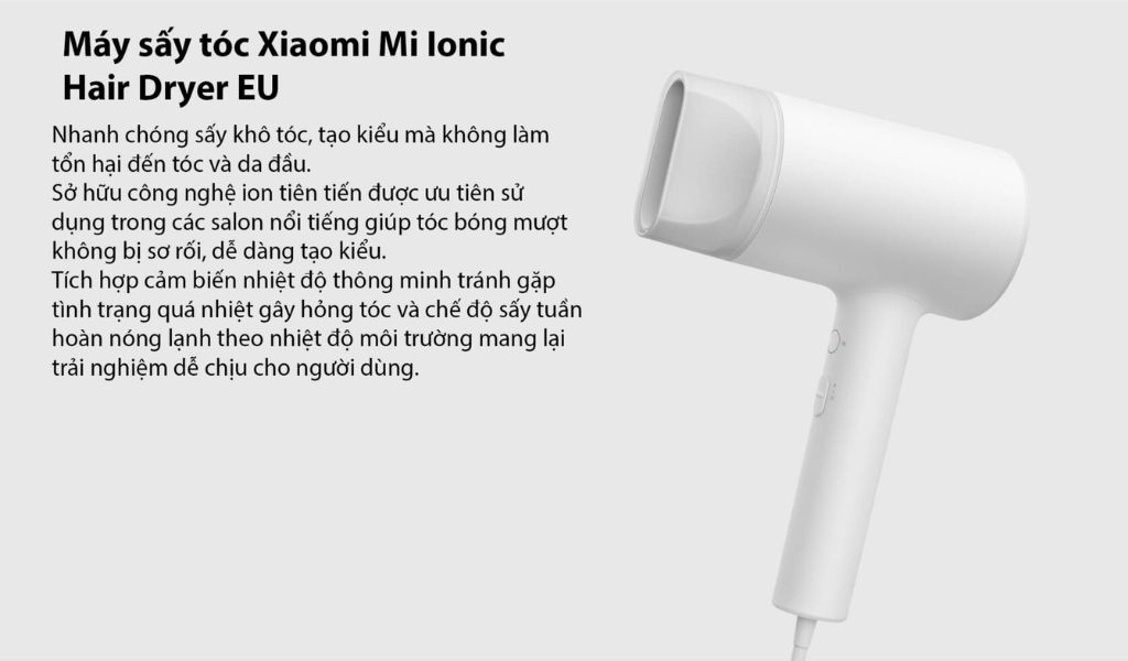 Máy sấy tóc công suất lớn tốt nhất 2024, sấy khô tóc nhanh chóng và tạo kiểu dễ dàng tại nhà 1