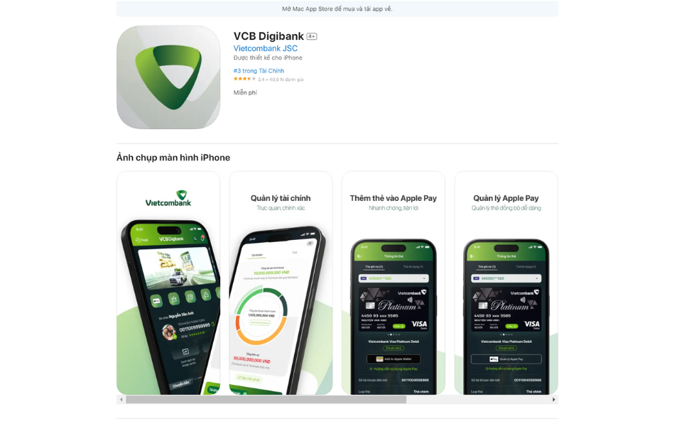 Gửi tiết kiệm linh hoạt thông qua VCB Digibank