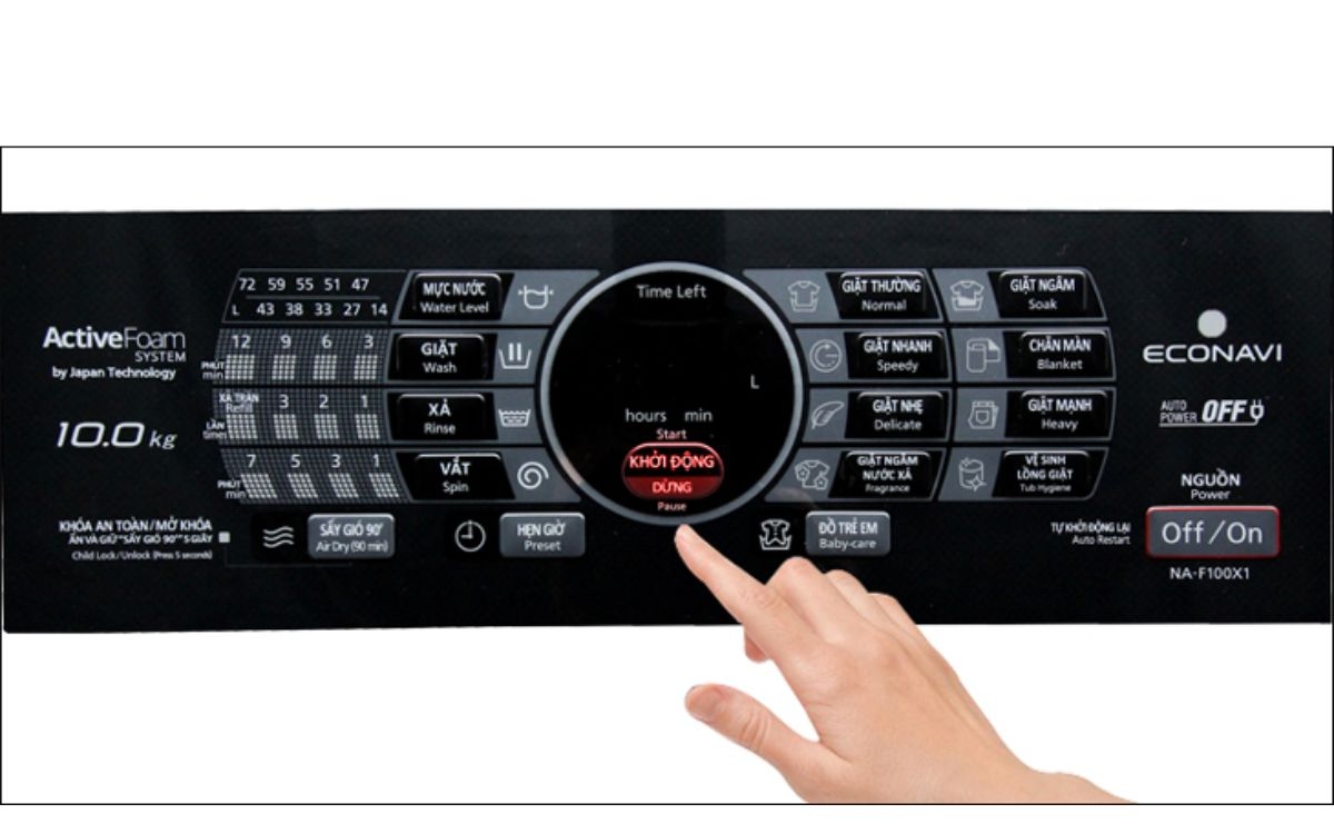 Cách vệ sinh máy giặt Panasonic (ảnh 3)
