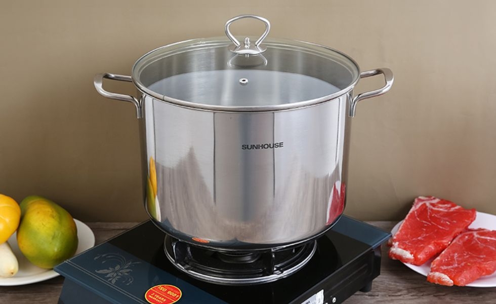 Nồi inox 3 đáy Sunhouse SH28LG