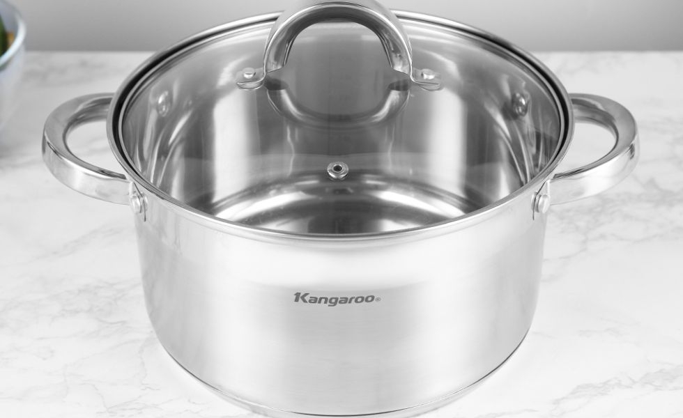 Nồi inox Kangaroo size 22 KG876M