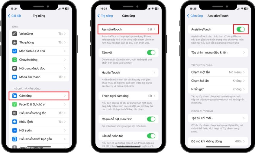cách mở nút home trên iphone 13 pro max 10