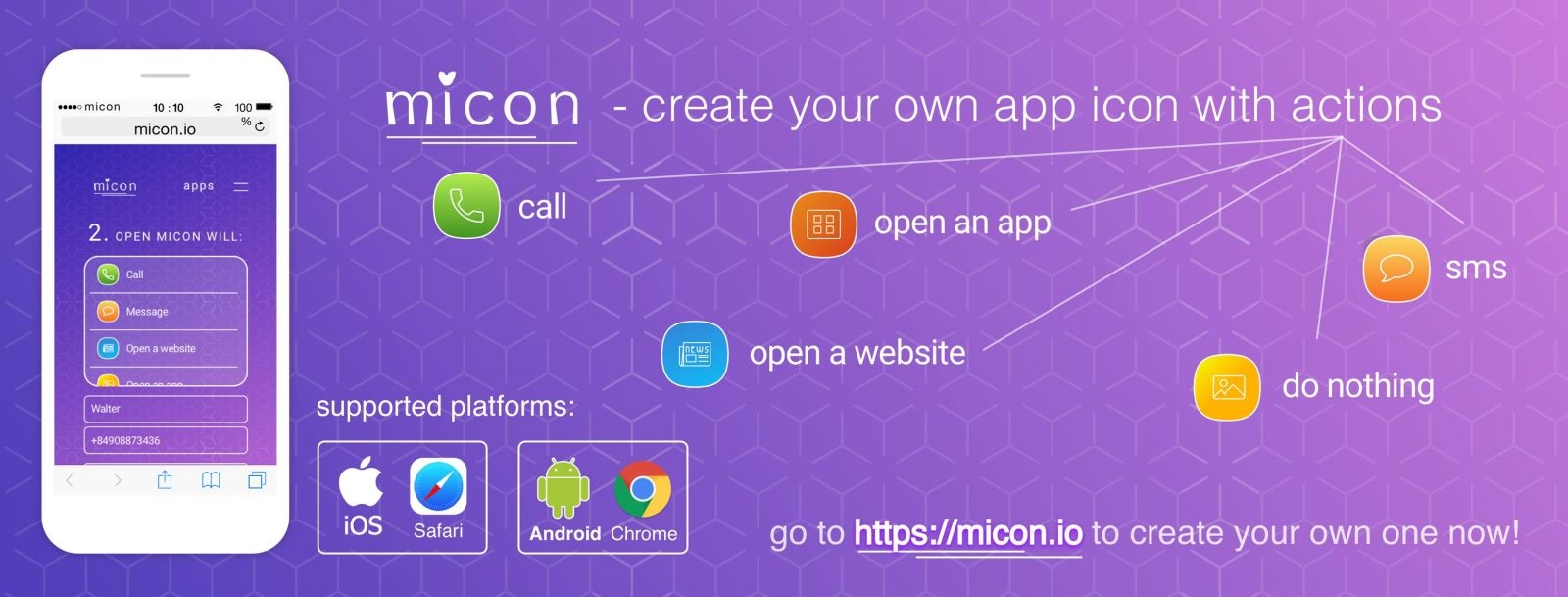 Micon io - Website tự tạo icon cho app “made in Vietnam