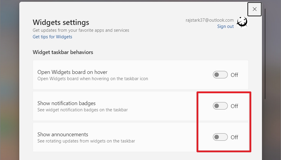 Tắt Widget Win 11 - hinh 19