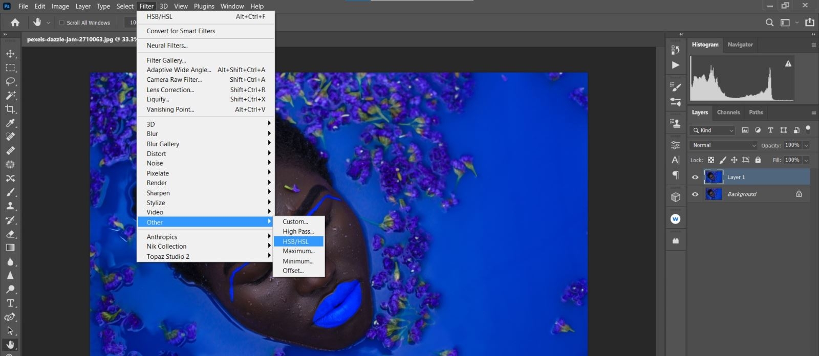 camera raw photoshop tab HSL