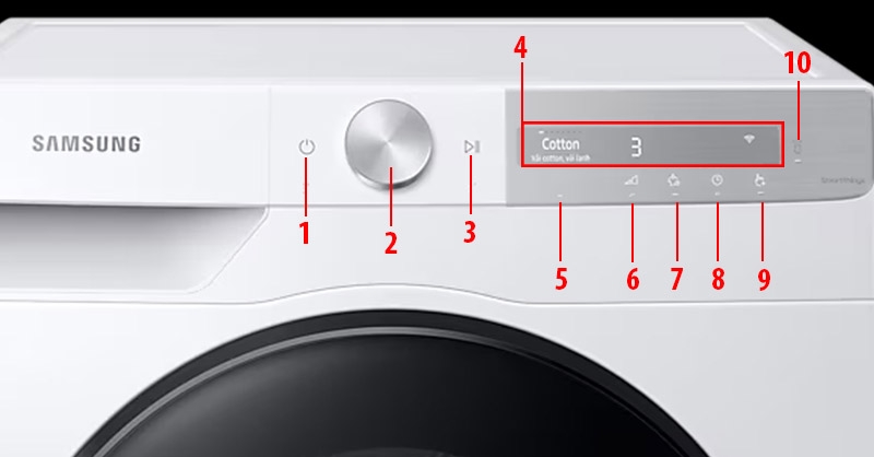 Cách sử dụng máy sấy quần áo Samsung (ảnh 1)