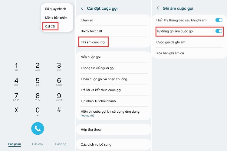 Cách mở ghi âm trên Samsung đơn giản nhất 5s