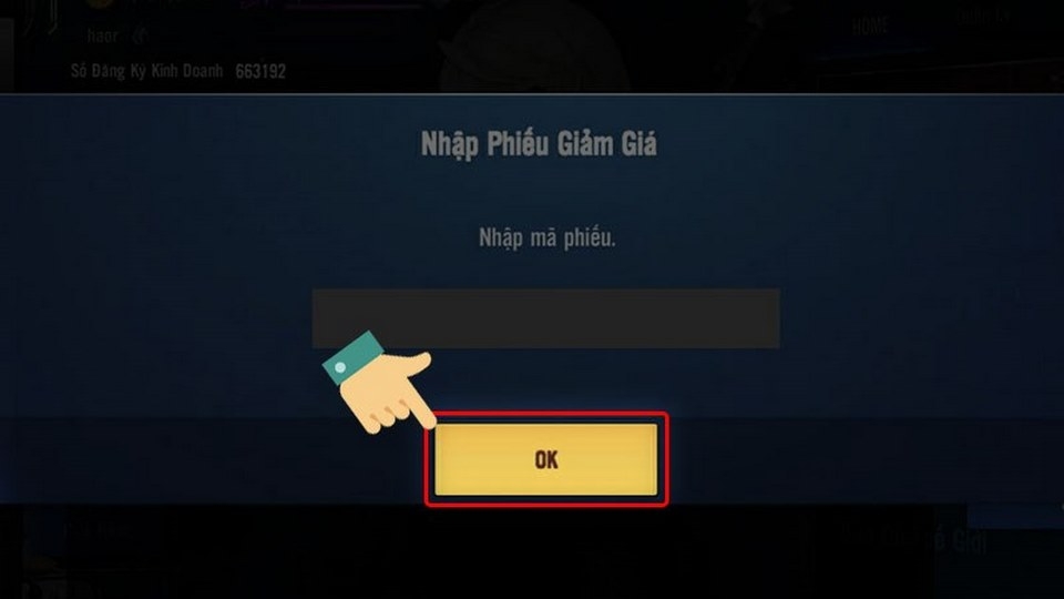 Nhận các phần quà trong game