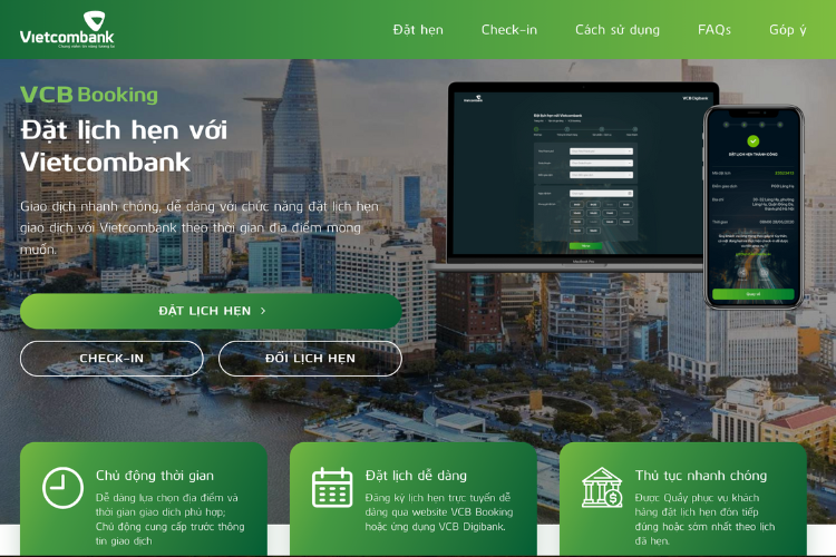 Kênh đăng ký mở thẻ ghi nợ Vietcombank online
