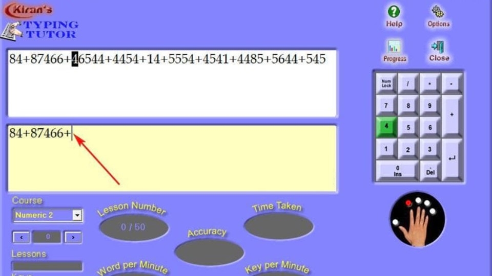Kiran's Typing Tutor: Phần mềm luyện gõ phím dành cho học sinh