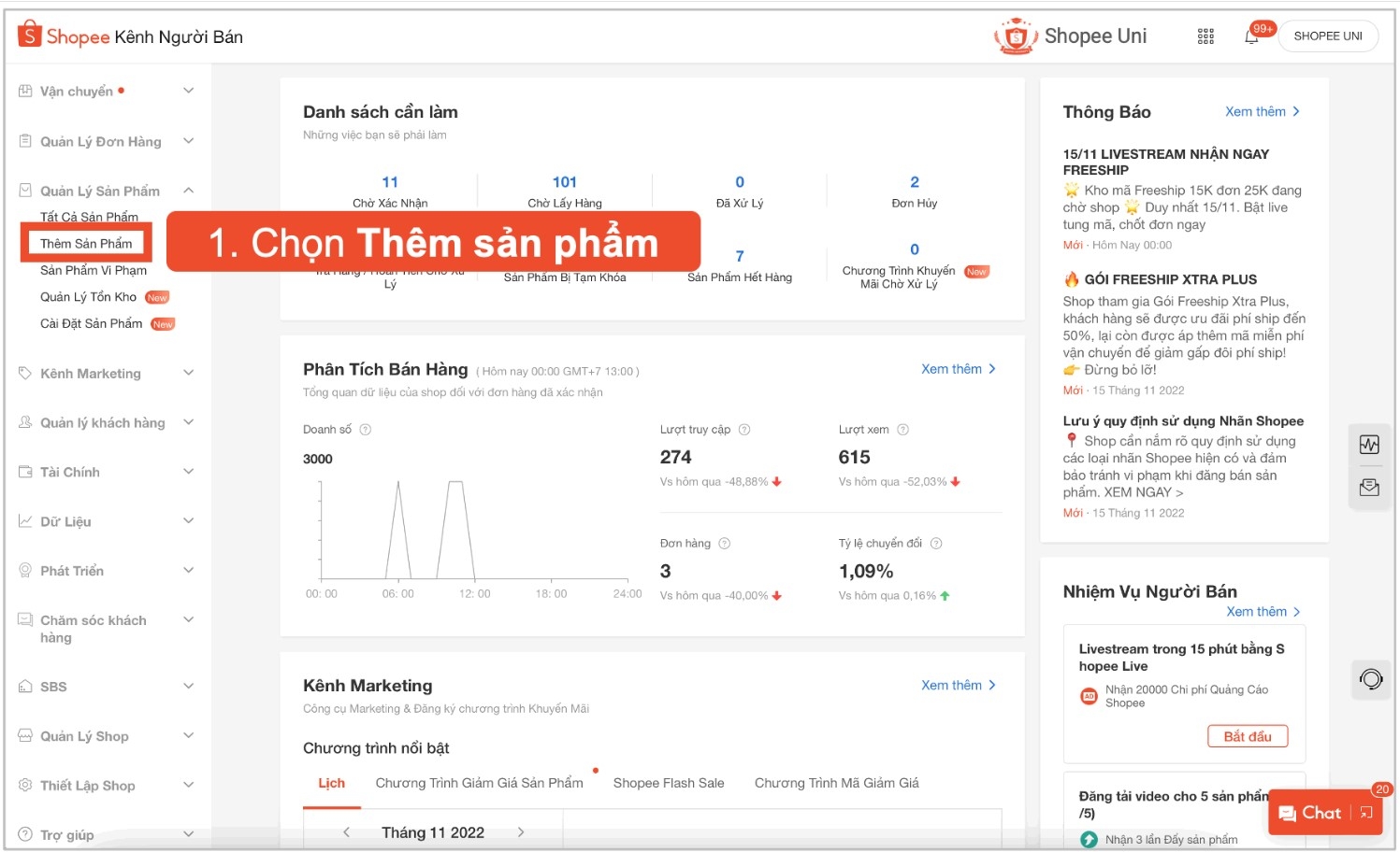 Cách mở cửa hàng trên Shopee cho người mới bắt đầu siêu đơn giản, nhanh chóng 3