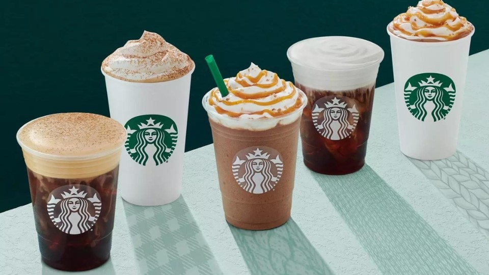 Các sản phẩm của Starbucks Coffee