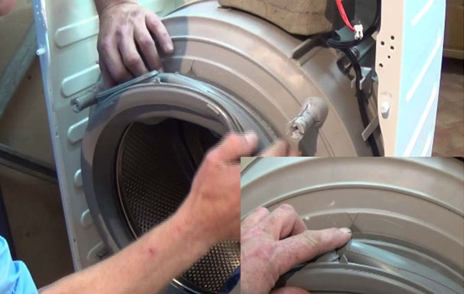 thay gioăng cao su máy giặt Electrolux 5