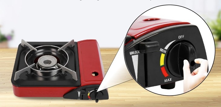 cách bật bếp ga mini 5