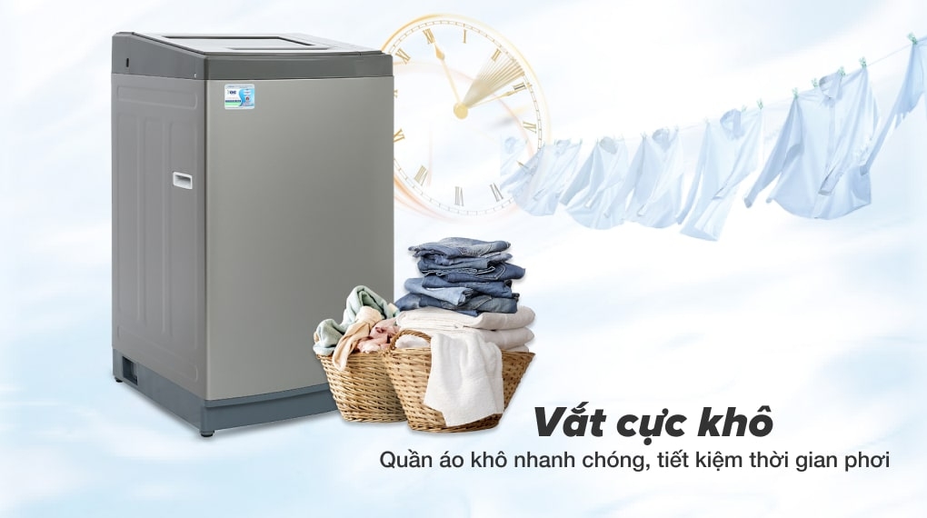 Cách vắt máy giặt Aqua 2