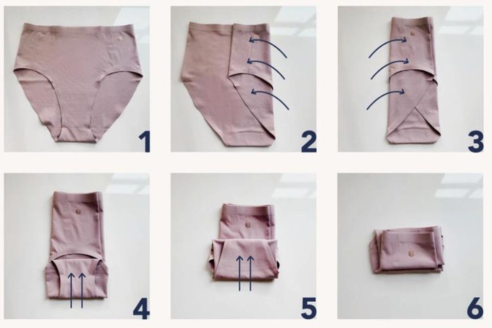 Cách gấp quần áo - Ảnh 07