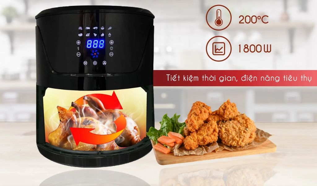 Nồi chiên chân không tốt nhất 2024, nhiều chức năng chế biến và đảm bảo tốt cho sức khỏe 1