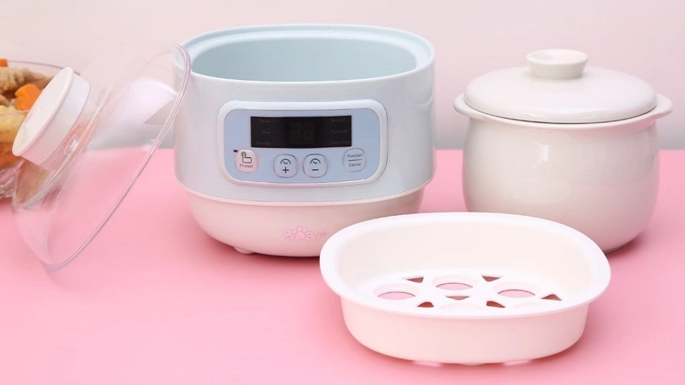 Nồi nấu chậm Bear DDZ - A08G2 sở hữu công nghệ làm nóng PTC