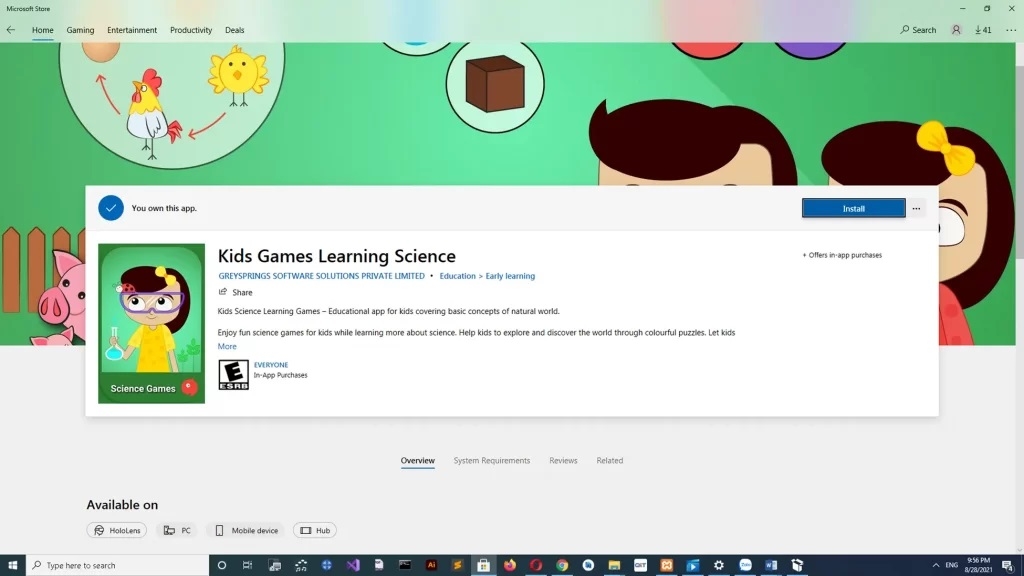 Kids Games Learning Science 8