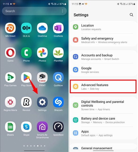 Cách chụp màn hình Samsung A14 - hình 3