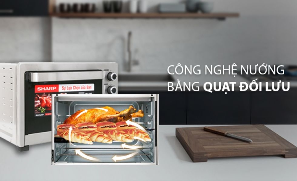 Lò nướng Sharp EO-A384RCSV-ST
