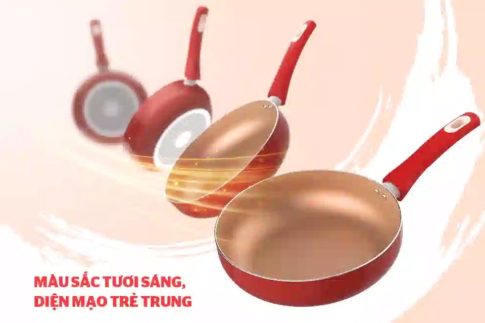 Chảo nhôm đa năng chống dính đáy từ Sunhouse SWP28MA  28cm.