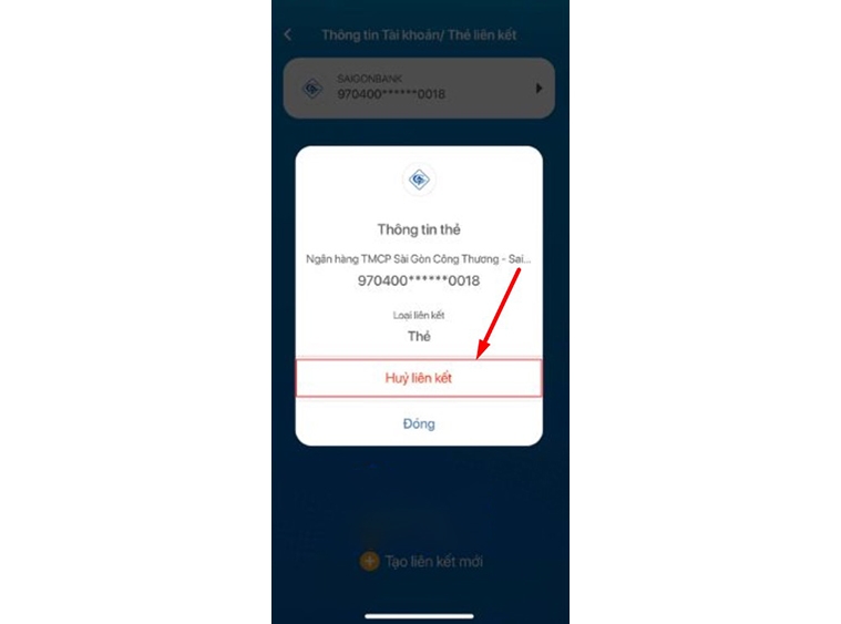 xóa tài khoản VNPAY (hình 5)