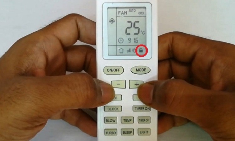 Cách mở khoá điều khiển điều hoà Gree (Hình 1)