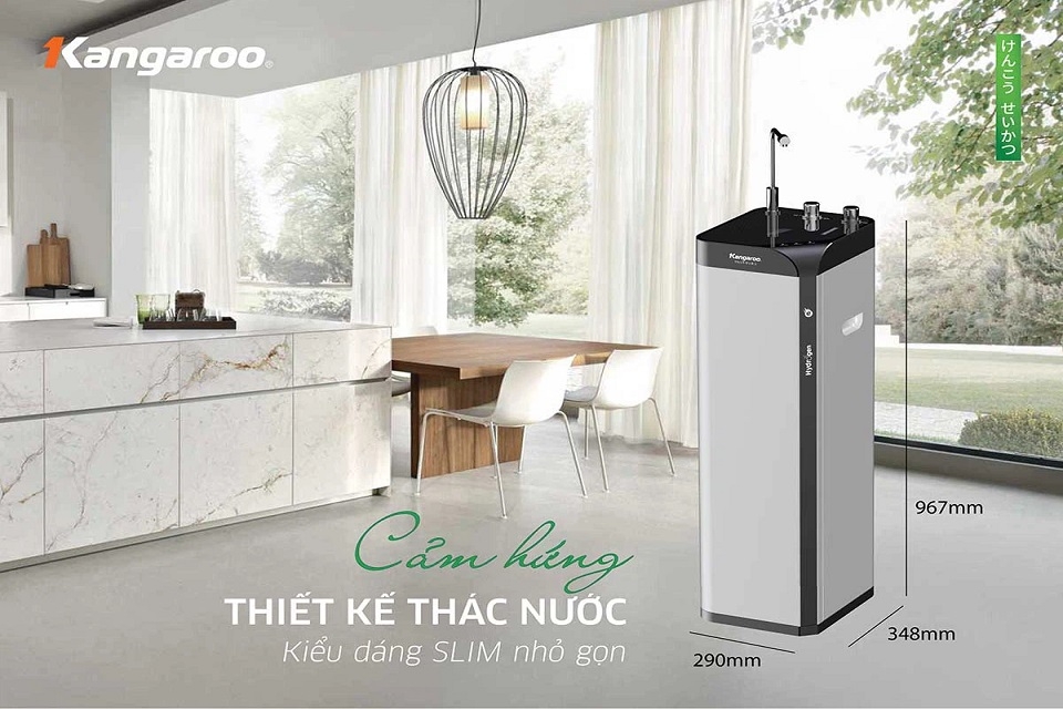 Máy lọc nước nóng lạnh RO Hydrogen Kangaroo 7 lõi KG10A10S