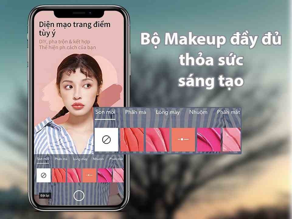Công nghệ trang điểm ấn tượng