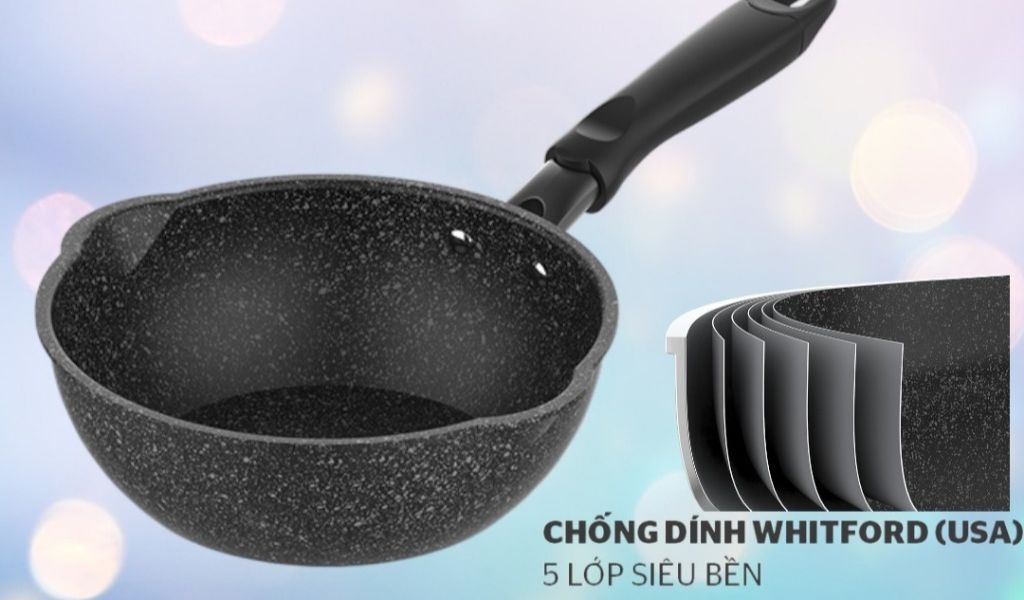 Chảo lòng sâu chiên ngập dầu tốt nhất 2024 hỗ trợ chiên xào, nấu nướng đa năng 3