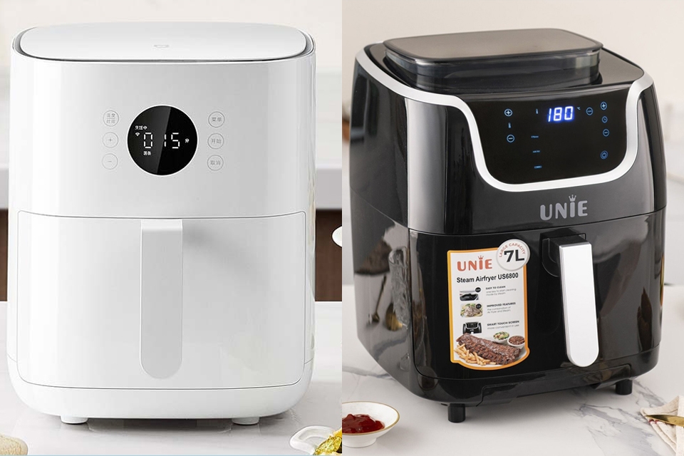 So sánh nồi chiên không dầu Unie và Xiaomi (hình 9)