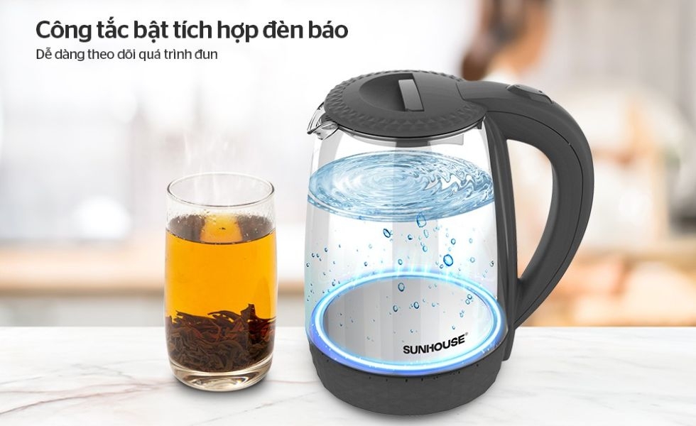 Ấm siêu tốc Sunhouse SHD1215B