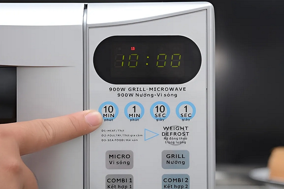 Cách sử dụng lò vi sóng Sanyo 1