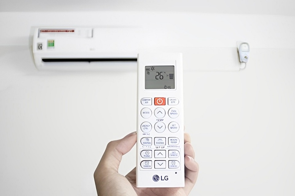 Biểu tượng trên điều khiển điều hòa LG 3