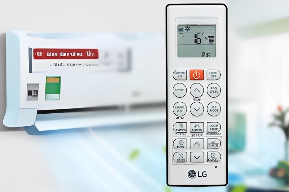 Biểu tượng trên điều khiển điều hòa LG 4