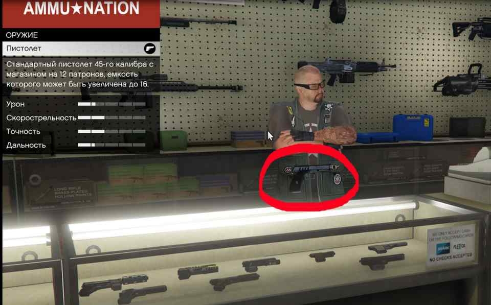 Các loại vũ khí khác nhau