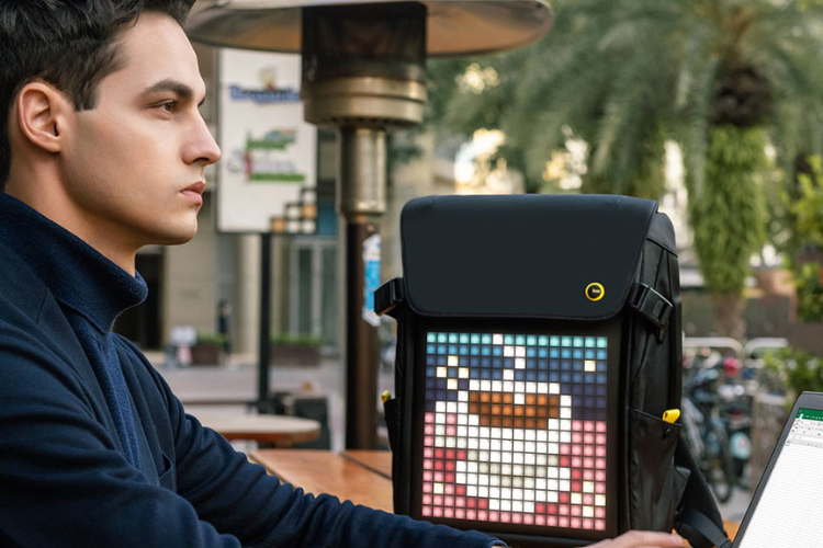 Balo laptop 14 inch Divoom Pixoo Led BackPack size M