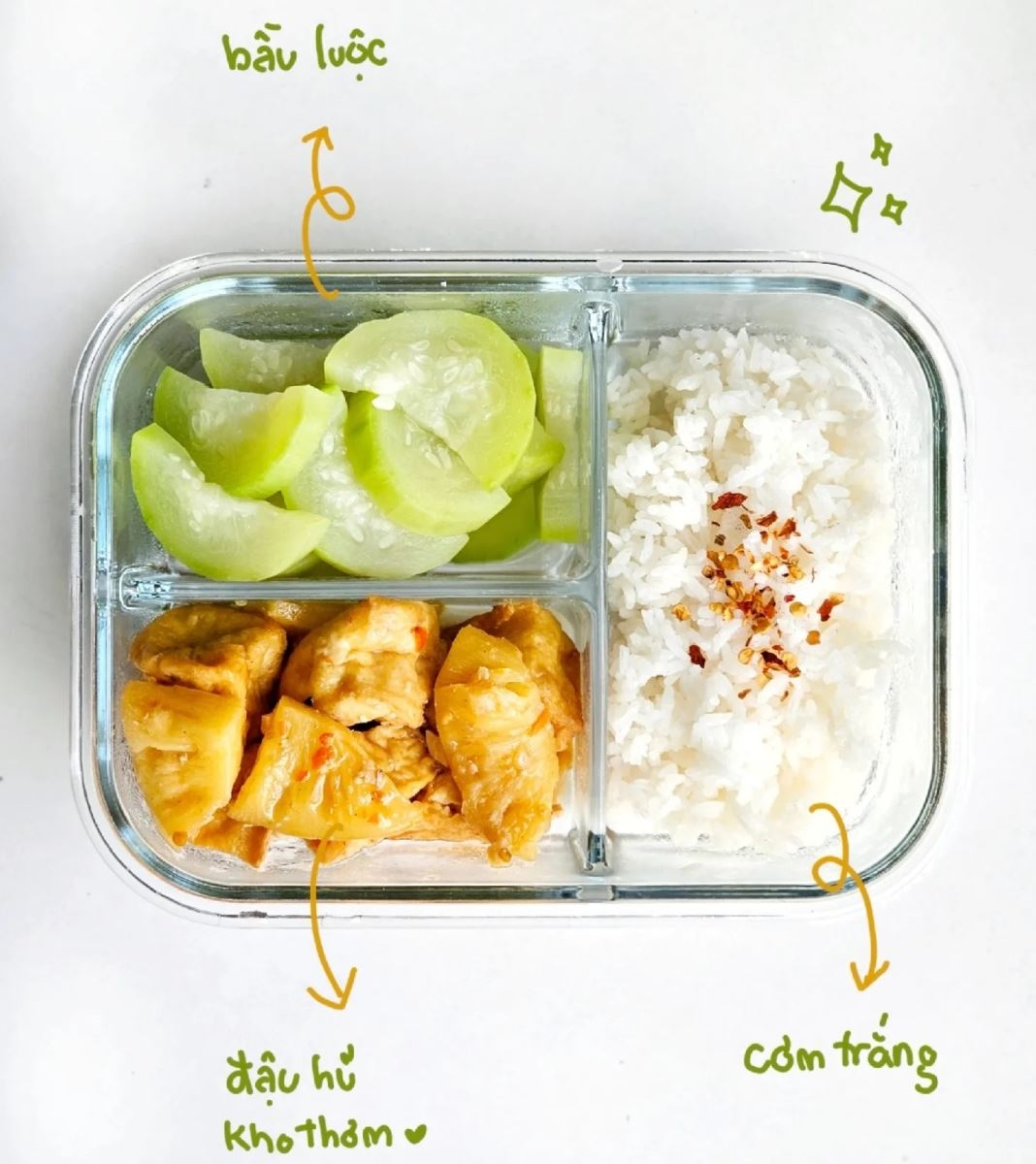 1 hộp cơm chay bao nhiêu calo 3