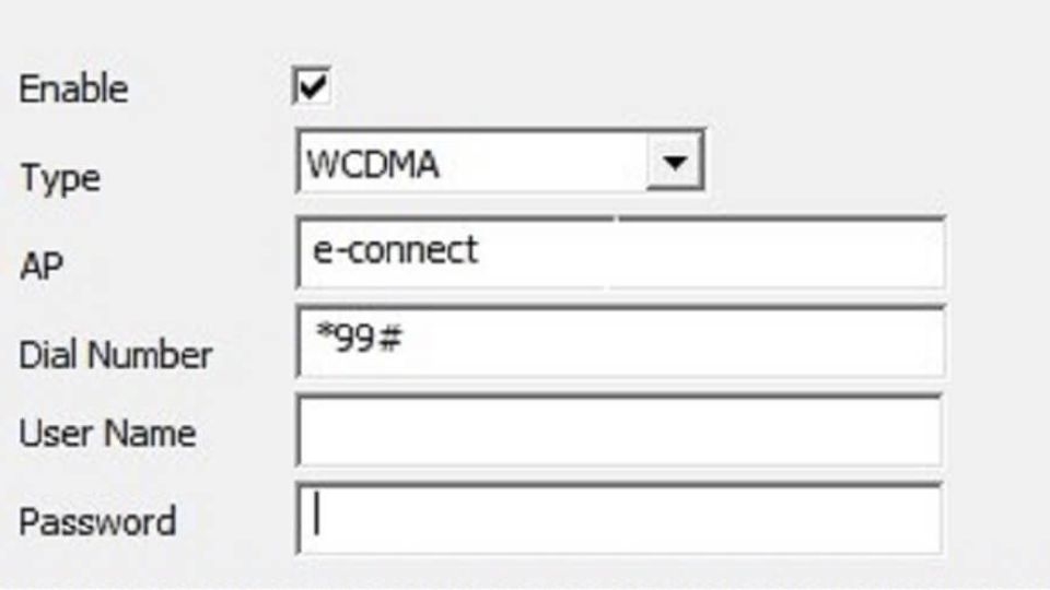 Cài đặt 4G trong đầu ghi hình