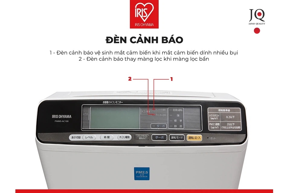 Máy lọc không khí IRIS OHYAMA KJ220F-ACMS