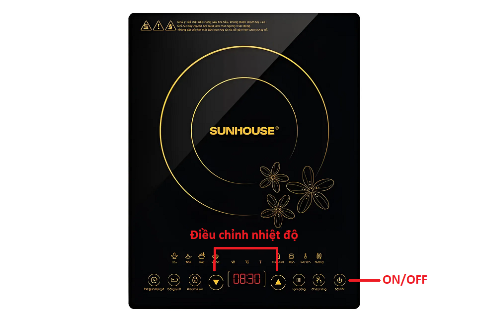 Cách sử dụng bếp từ Sunhouse 4