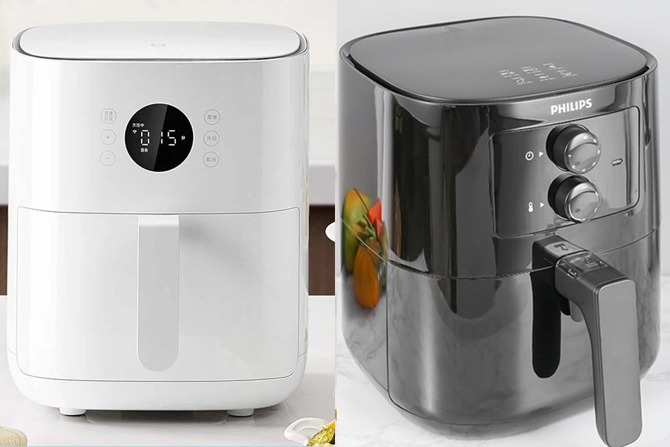 So sánh nồi chiên không dầu Xiaomi và Philips (hình 10)