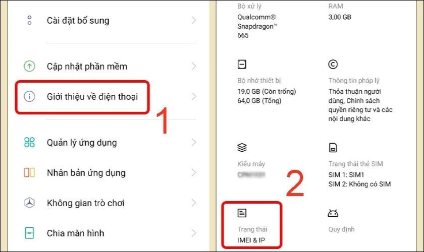 Check IMEI OPPO 3