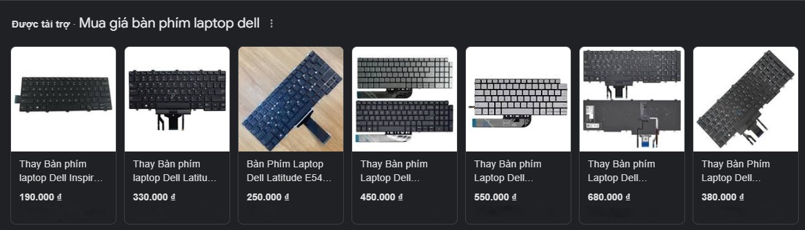thay bàn phím laptop Dell 2