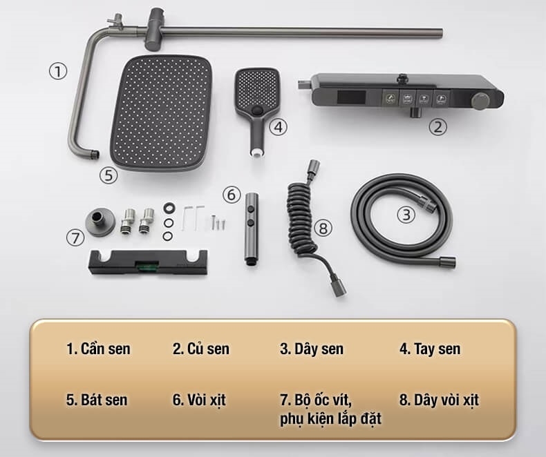 Cách lắp vòi sen tắm đứng cụ thể như thế nào? Cần lưu ý gì khi lắp vòi sen tắm đứng? 1