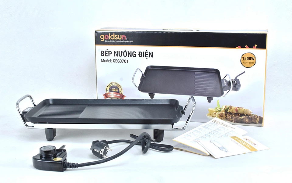 Vỉ nướng điện Goldsun GEG3701