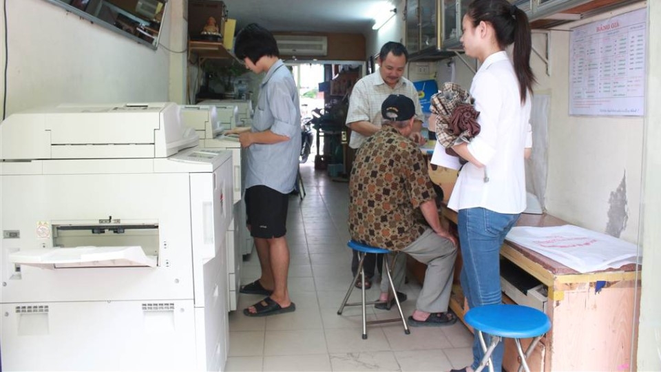 Địa chỉ các tiệm photocopy gần đây tại Quận 12