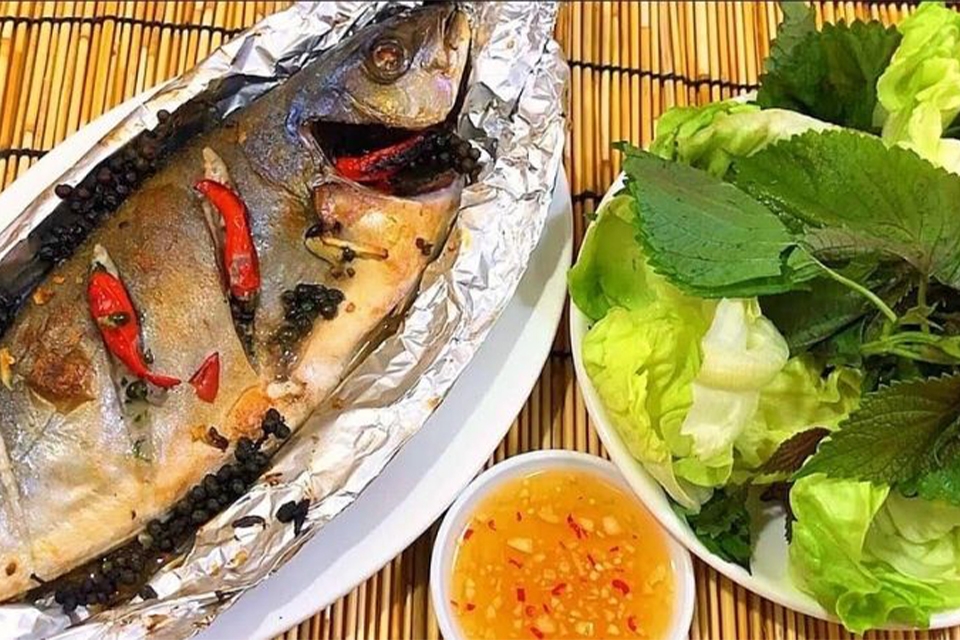 Cá basa nướng giấy bạc