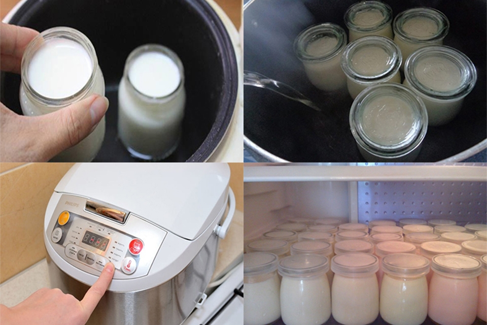 Bước 4: Ủ sữa chua